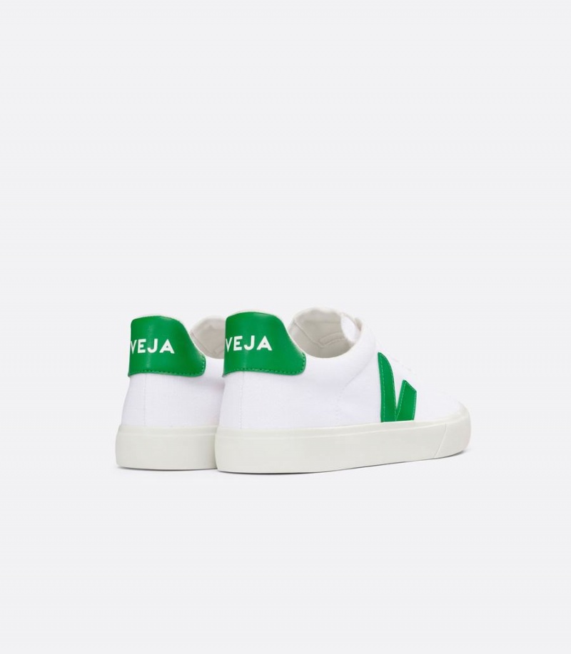 Veja Campo Canvas Muške Niske Tenisice Bijele Zelene | SFT8944DN