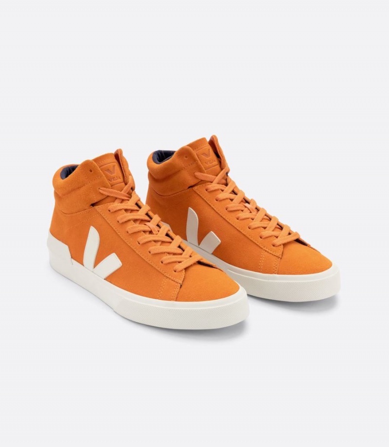 Veja Minotaur Suede Pumpkin Muške Visoke Tenisice Narančaste | TGC8016NT