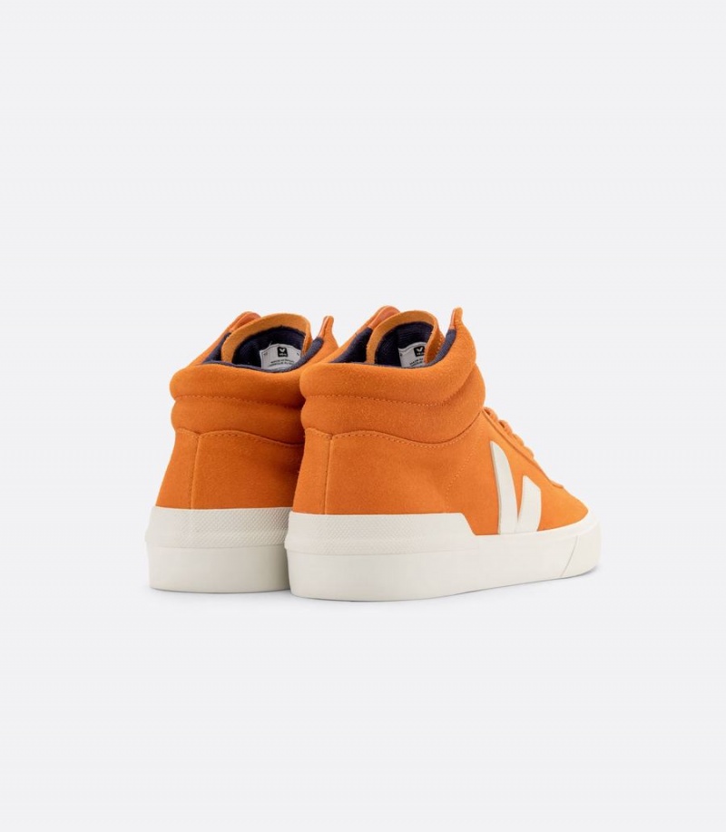 Veja Minotaur Suede Pumpkin Muške Visoke Tenisice Narančaste | TGC8016NT