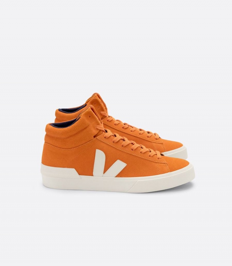 Veja Minotaur Suede Pumpkin Muške Visoke Tenisice Narančaste | TGC8016NT