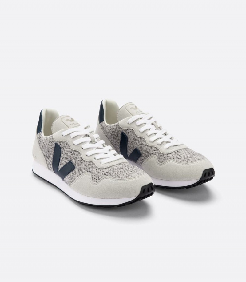 Veja Sdu Alveomesh Flannel Snow Boat Muške Tenisice za Trcanje Bijele Crne | USG7688BY