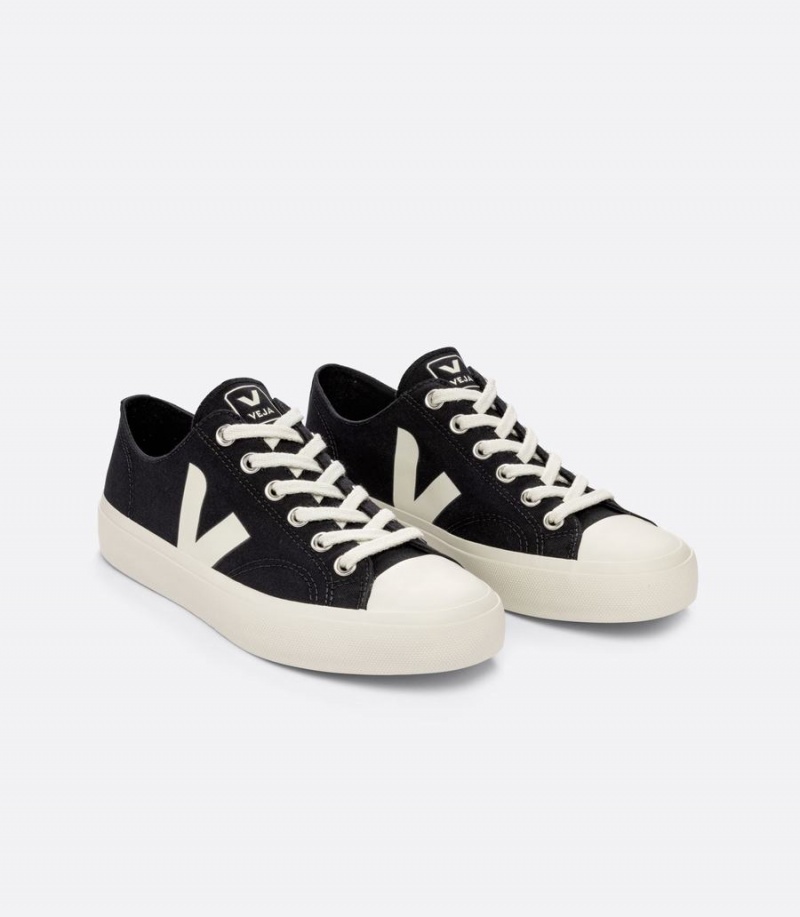 Veja Wata II Low Canvas Muške Niske Tenisice Crne | WAU6352SC
