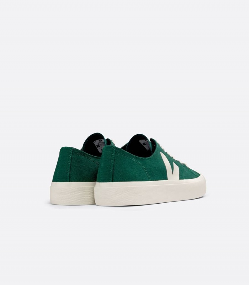 Veja Wata II Low Canvas Poker Muške Niske Tenisice Zelene | ROM3853TR